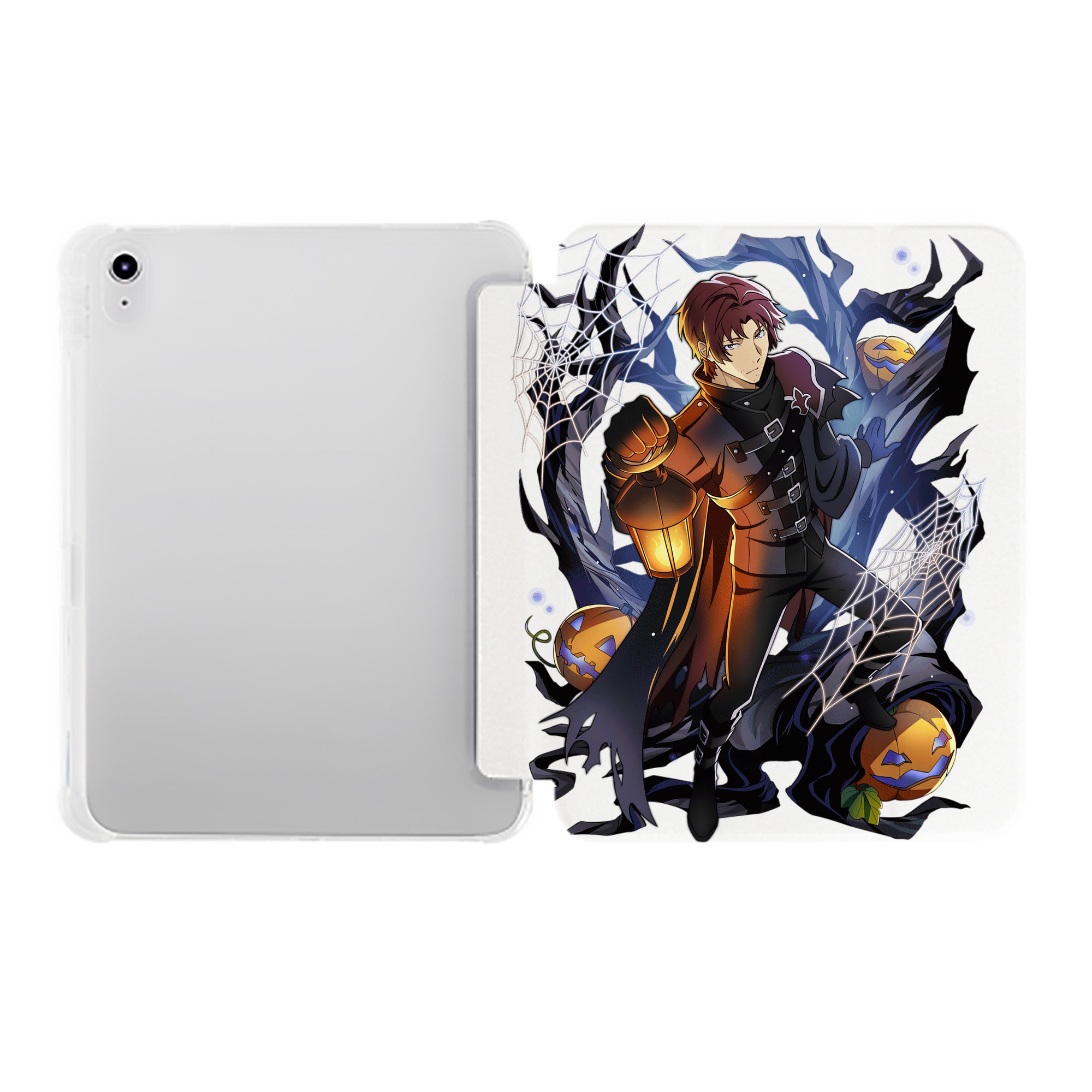 （画像用） 文豪ストレイドッグス Bungo Stray Dogs IPad ケース ペン収納付き 三つ折りスタンド PUレザー×シリコン 対応機種9.5/10.5/10.9インチ